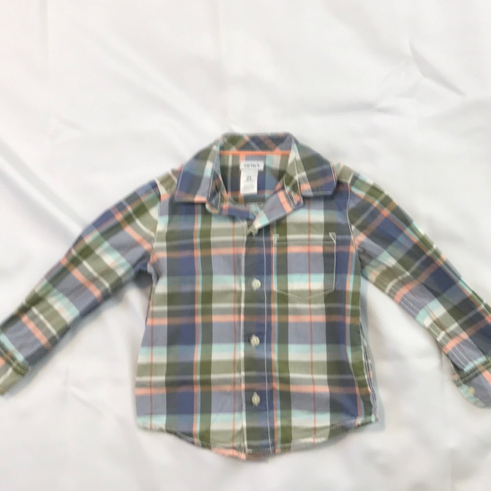 Carters Boys long sleeve button down 2T